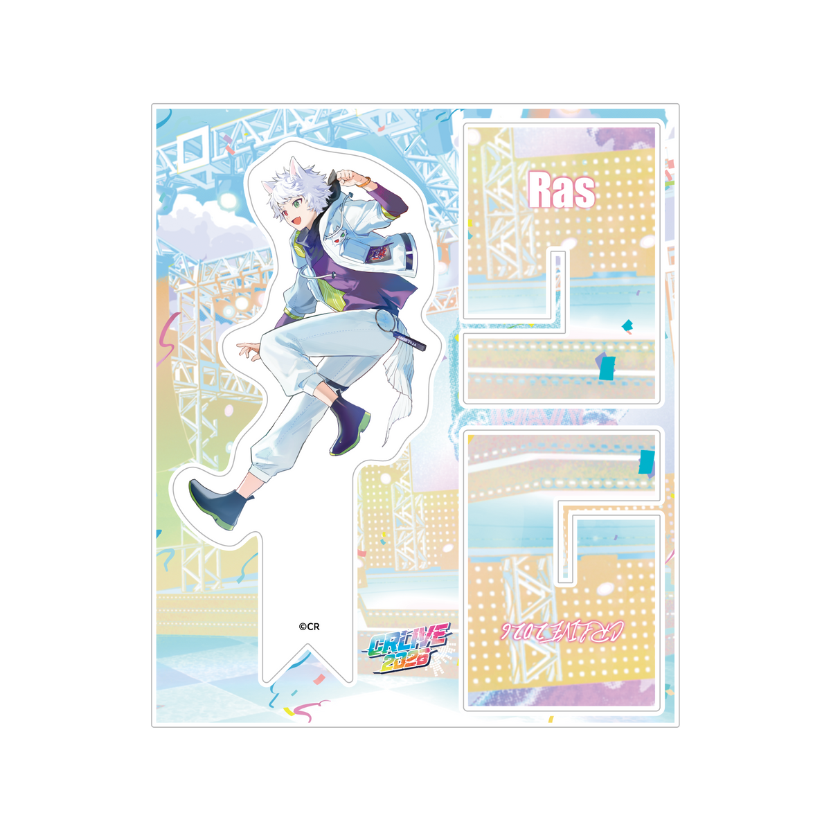 クロスアクリルスタンド【Ras】（CR LIVE 2026） – CRAZY RACCOON