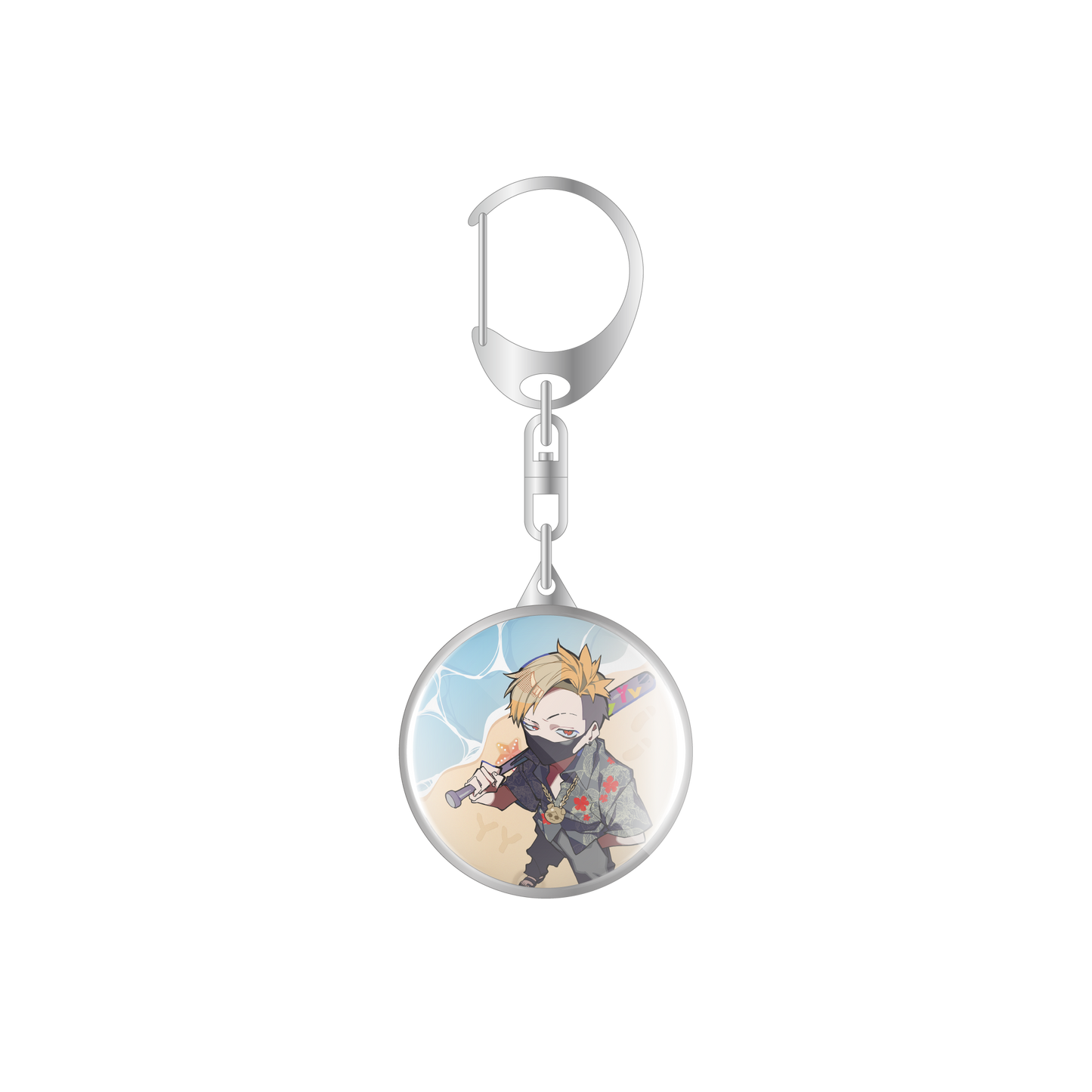 ドーム型キーチェーン【YY】 – CRAZY RACCOON ONLINE STORE