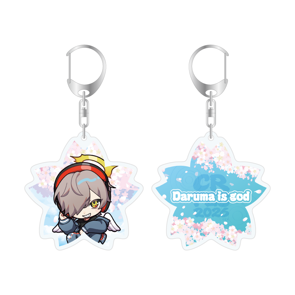 アクリルキーホルダー【Daruma is god】 – CRAZY RACCOON ONLINE STORE