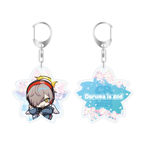 キーホルダー・アクリルキーホルダー FA36 アクリルキーホルダー【Daruma is god】 – CRAZY RACCOON ONLINE STORE