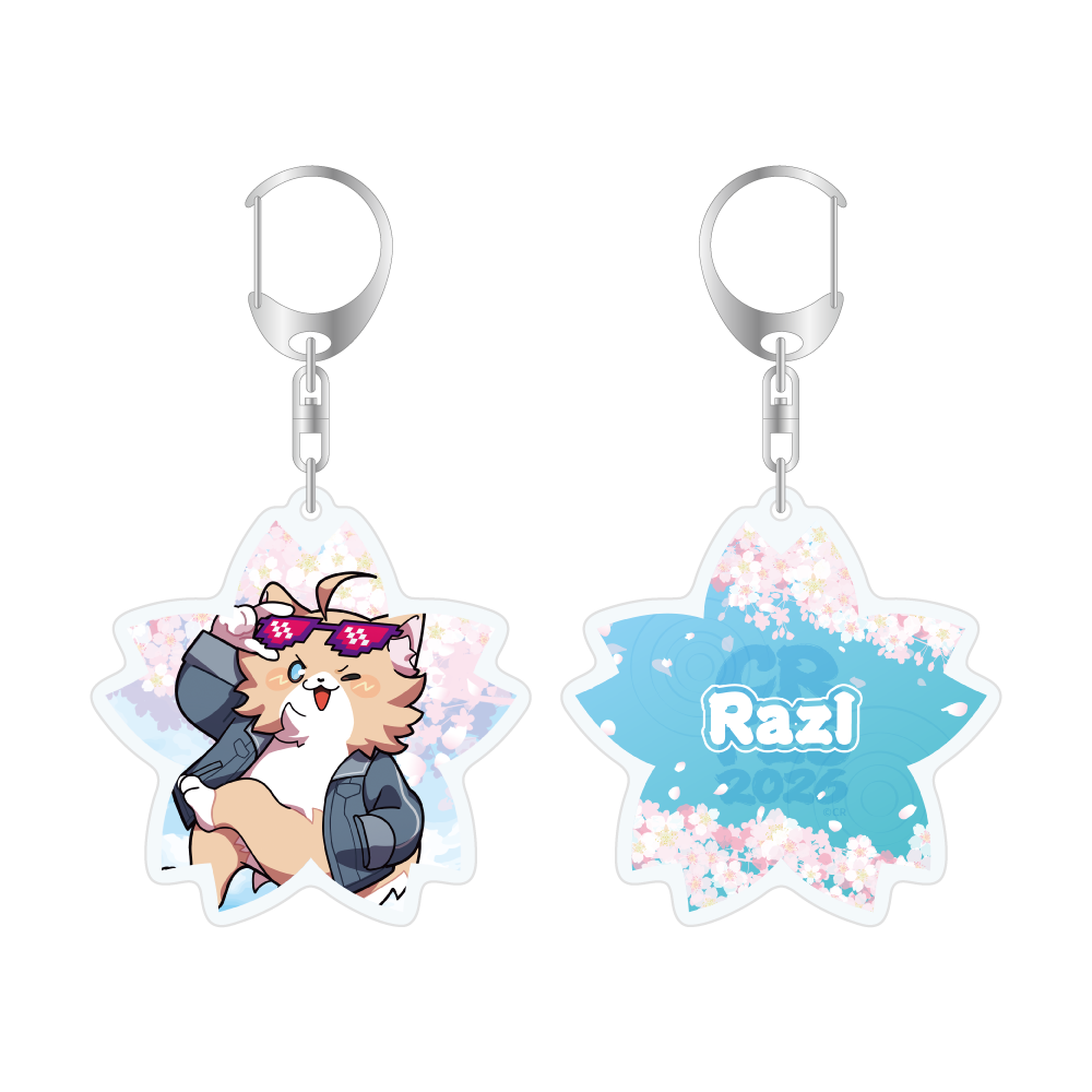 アクリルキーホルダー【Razl】 – CRAZY RACCOON ONLINE STORE