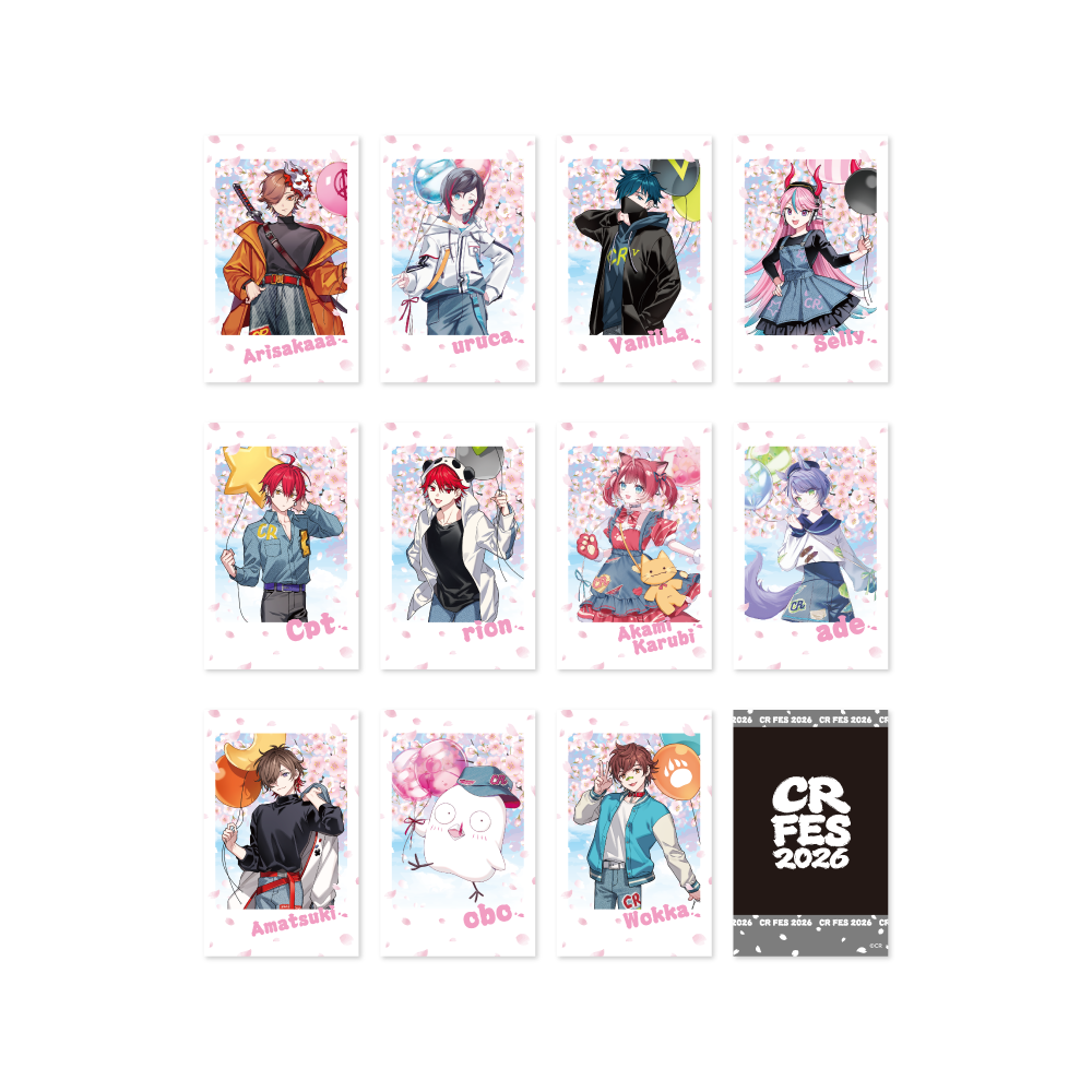 ランダムチェキ風カード【B】 – CRAZY RACCOON ONLINE STORE ランダムチェキ風カード【B】 – CRAZY RACCOON ONLINE STORE