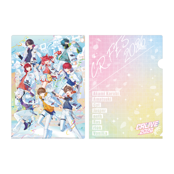クリアファイル（CR LIVE 2026） – CRAZY RACCOON ONLINE STORE
