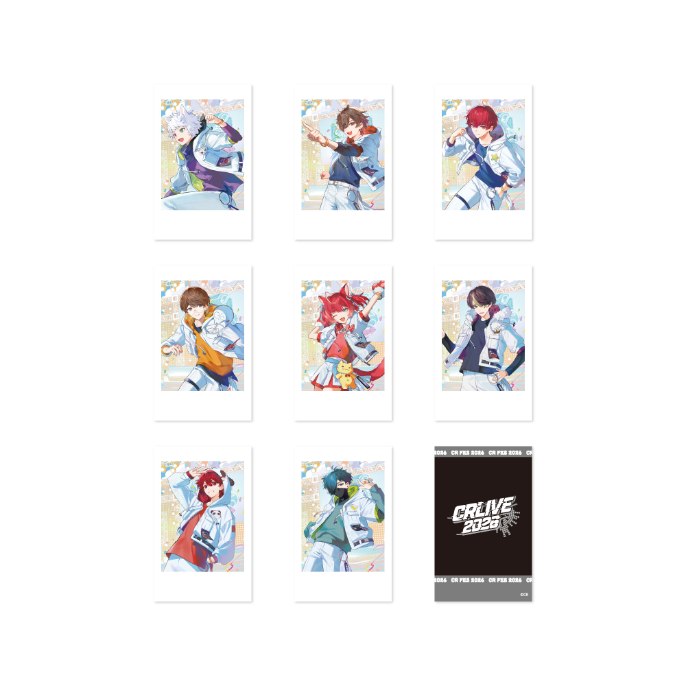 ランダムチェキ風カード（CR LIVE 2026） – CRAZY RACCOON ONLINE STORE