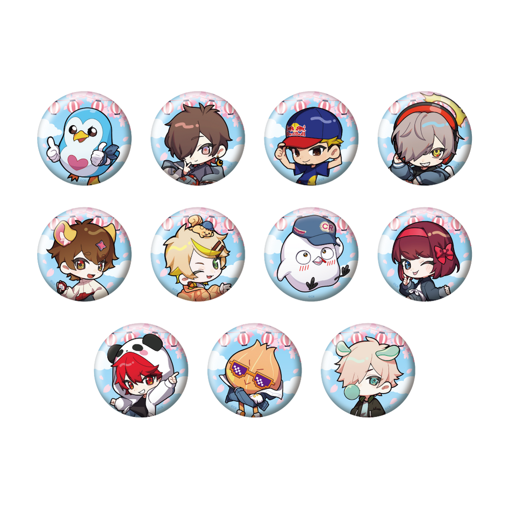 ランダム缶バッジ2026 – CRAZY RACCOON ONLINE STORE