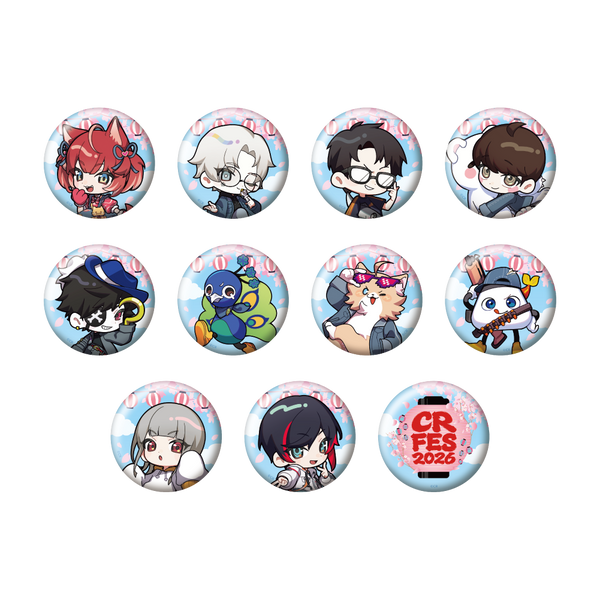 CRランダム缶バッジ E 〜あたりつき〜 – CRAZY RACCOON ONLINE STORE